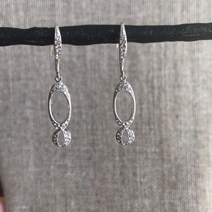 Nadri Oval Drop Earrings